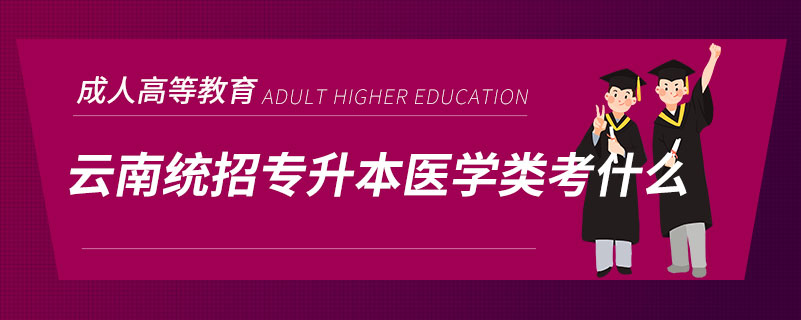 云南统招专升本医学类考什么