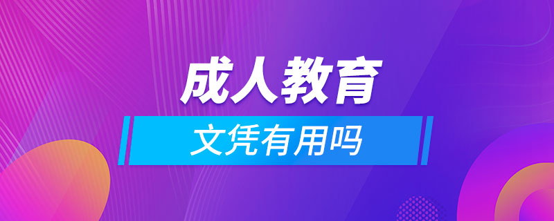 成人教育的文凭有用吗