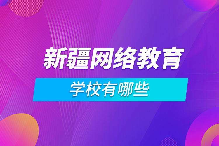 新疆网络教育学校有哪些