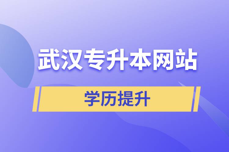 武汉专升本网站