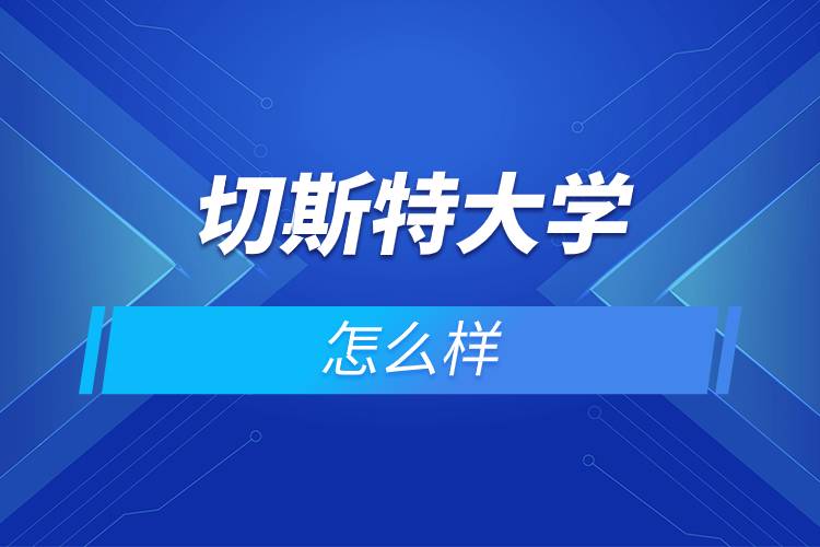 切斯特大学怎么样